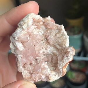 Raw Pink Amethyst Geode Crystal
